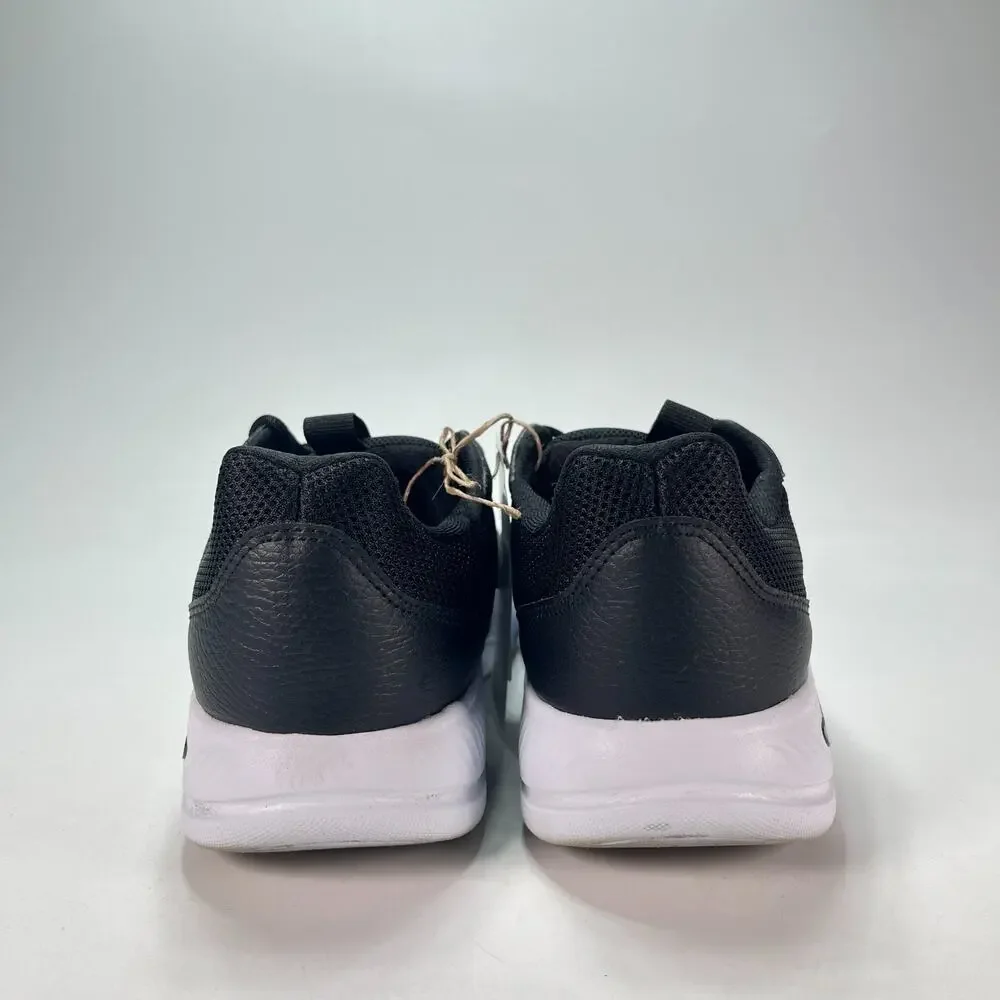 adidas Cloudfoam Flex Laces Core Black White Walking Shoes HQ4854 Men's Size 10